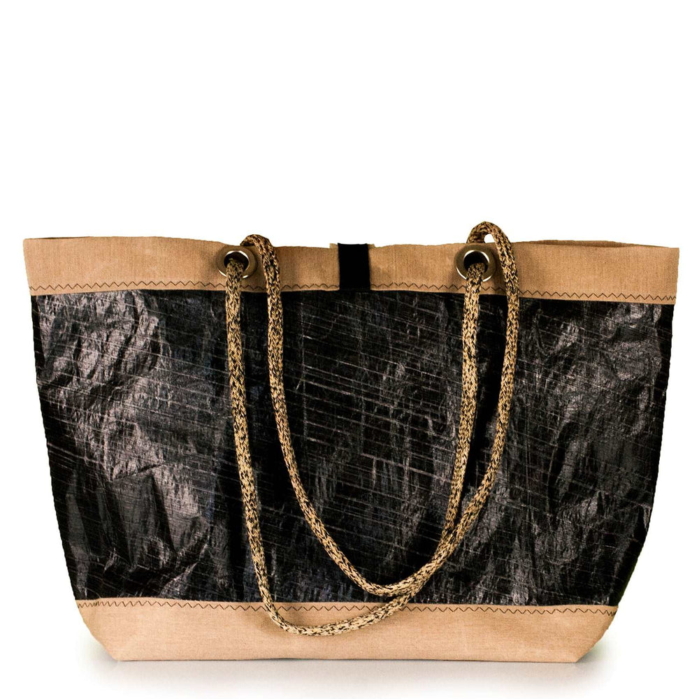 Tote bag Delta black and beige (BS) by JM Sails and Bags