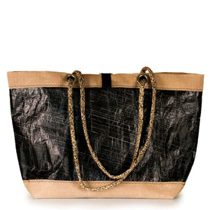 Tote bag Delta black and beige (BS) by JM Sails and Bags