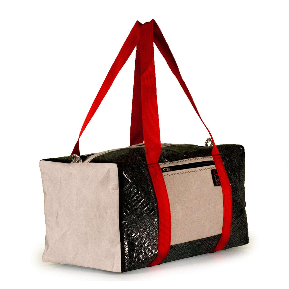 DUFFEL BAG BRAVO MEDIUM, TECHNORA, GREY made from recycled sails by JM Sails and Bags, 45