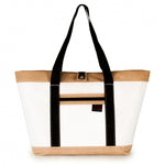 Tote Mike, white and beige (FS) J-M Sails and Bags