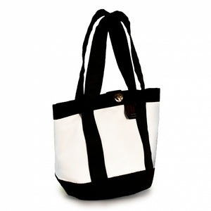 Handbag Tango white and black (45) J-M Sails and Bags