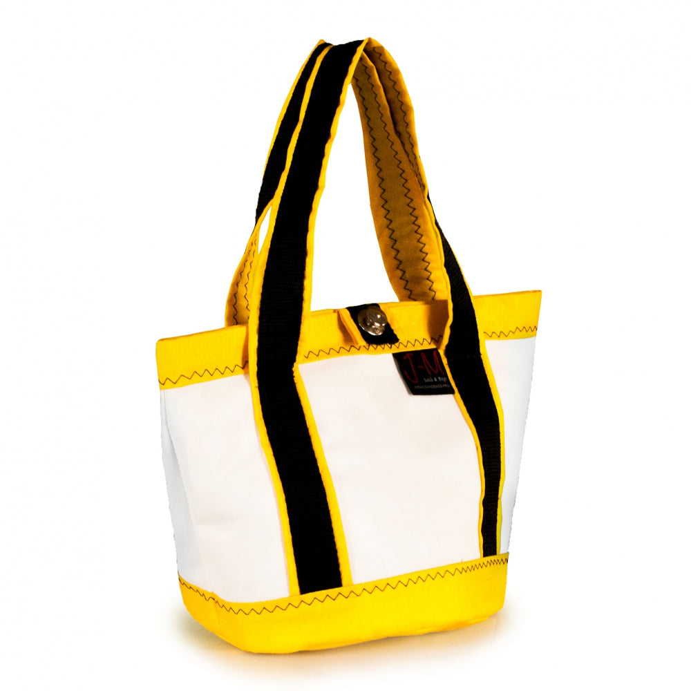 Handbag Tango white and yellow (45) J-M Sails and Bags  Edit alt text