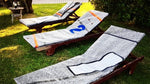 Recycled sailcloth cushion covers handmade in Italy by J-M Sails and Bags