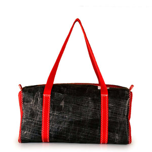 
            
                Load image into Gallery viewer, Duffel bag bravo small, 3Di black, red by JM Sails and Bags (FS)
            
        