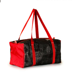 Duffel bag bravo small, 3Di black, red by JM Sails and Bags (45)