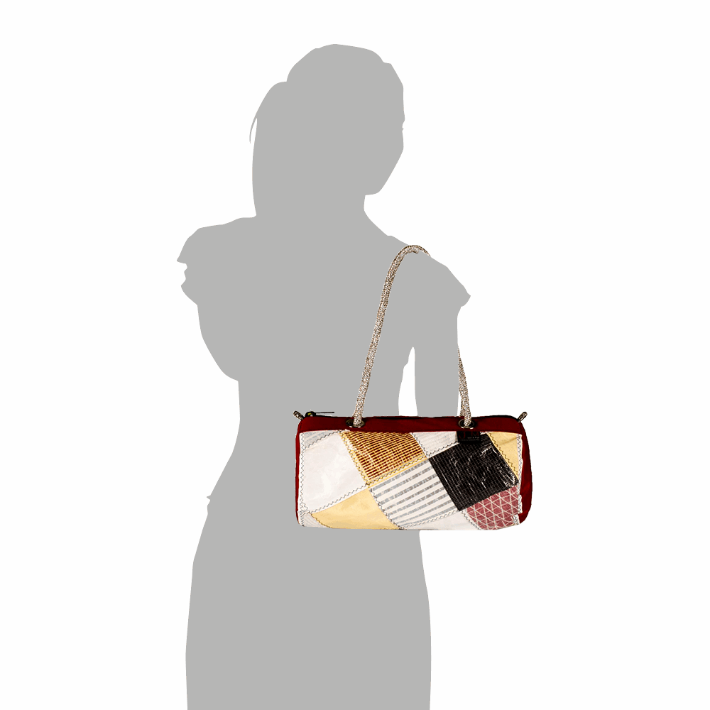 Handbag ECHO, patchwork 