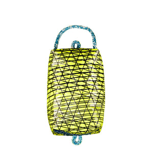 Toiletry bag Golf small, yellow / blue, handcrafted in Italy by J-M Sails and Bags BS