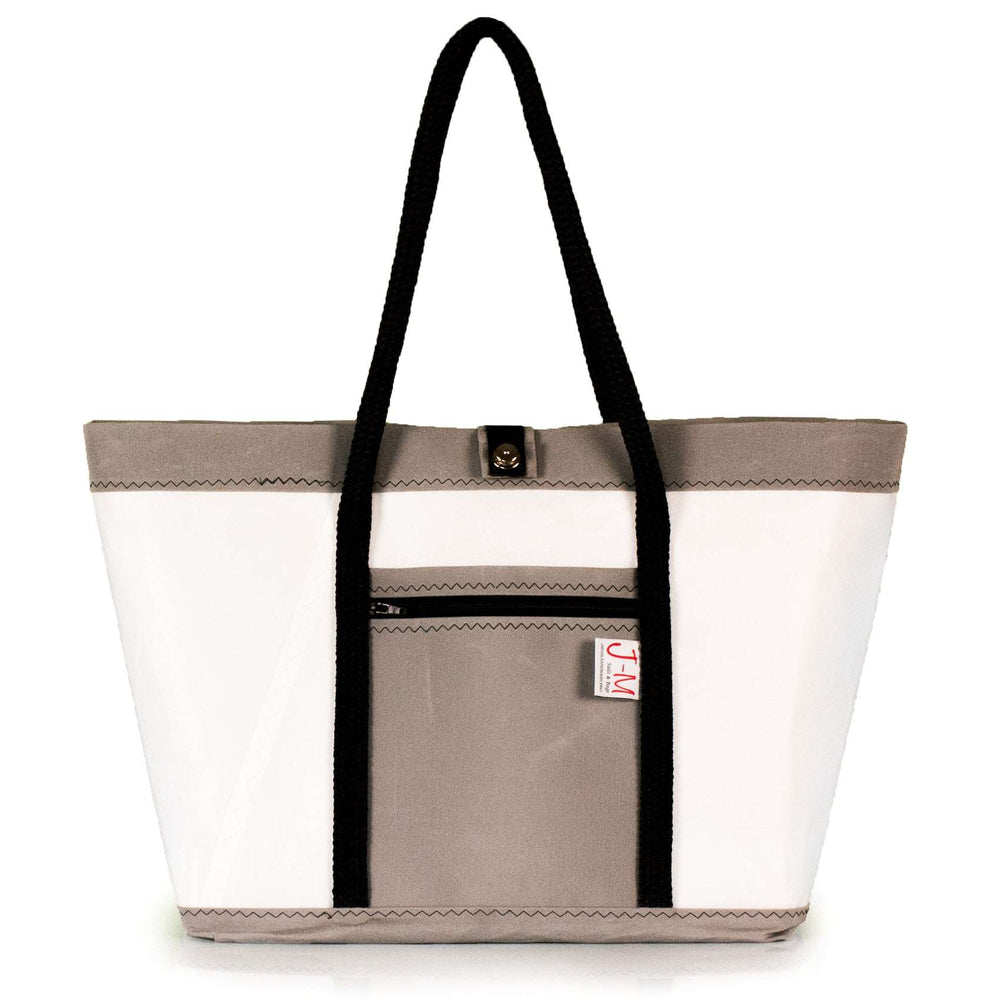 Tote bag Mike, white and grey, (FS) J-M Sails and Bags