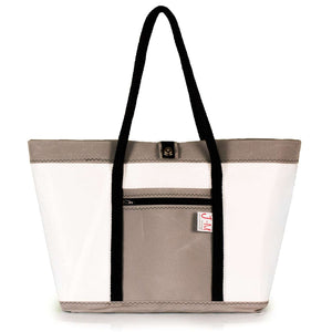 Tote bag Mike, white and grey, (FS) J-M Sails and Bags