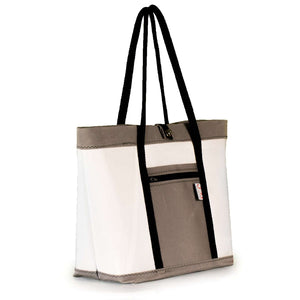 Tote bag Mike, white and grey, (45) J-M Sails and Bags
