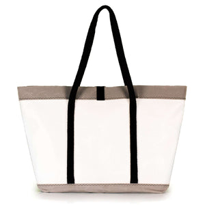 
            
                Load image into Gallery viewer, Tote bag Mike, white and grey, (BS) J-M Sails and Bags
            
        