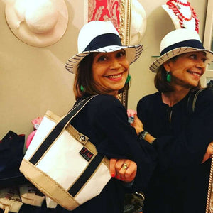 Handbag Tango with model J-M Sails and Bags