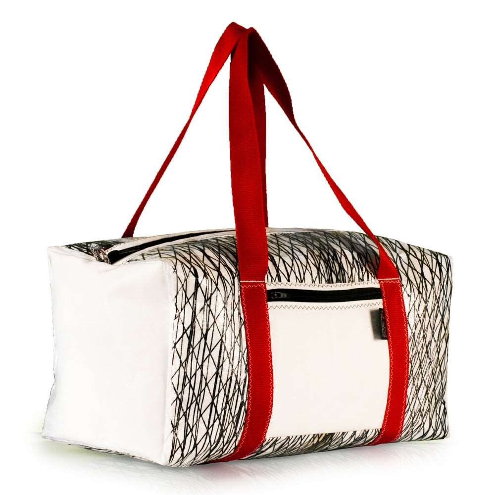 
                  
                    Duffel bag Bravo Medium, Technora, white dacron - JM Sails and Bags
                  
                