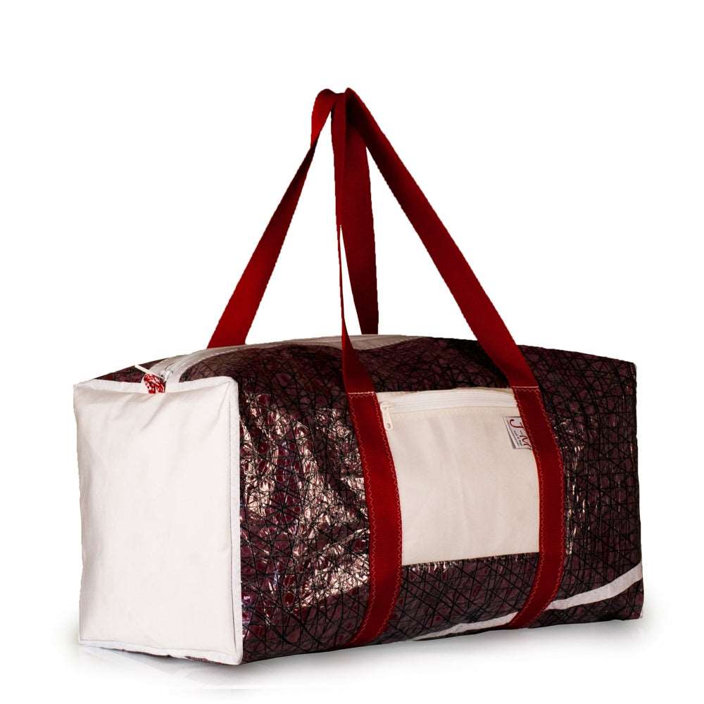 Duffel Bravo Large, technora / red / white / #1 (45°) JM Sails and Bags