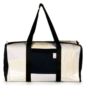 Duffel Bravo Large, patchwork / kevlar / navy blue (FS), J-M Sails and Bags