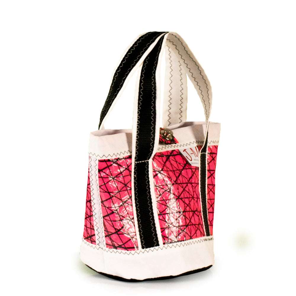 Handbag Tango,technora / pink / white / black (45°) J-M Sails and Bags