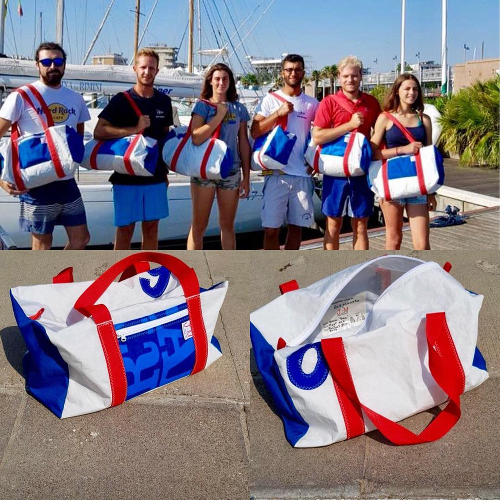 
                  
                    Duffel bags bravo Medium with sail instructors, J-M Sails and Bags
                  
                