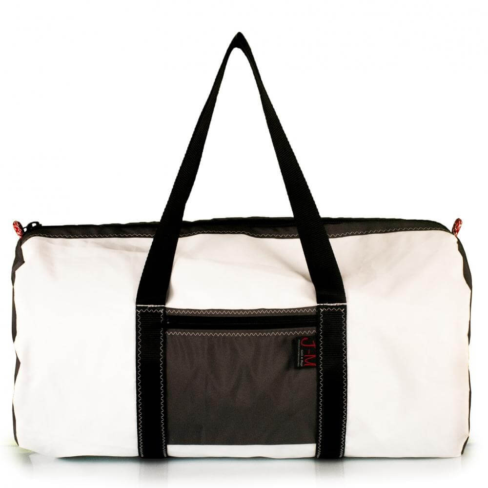 Duffel bag Alfa large dacron, grey, #5 FS upcycled sail