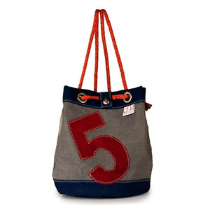 
            
                Load image into Gallery viewer, Bucket bag India, grey / blue / #5 (FS) J-M Sails and Bags
            
        