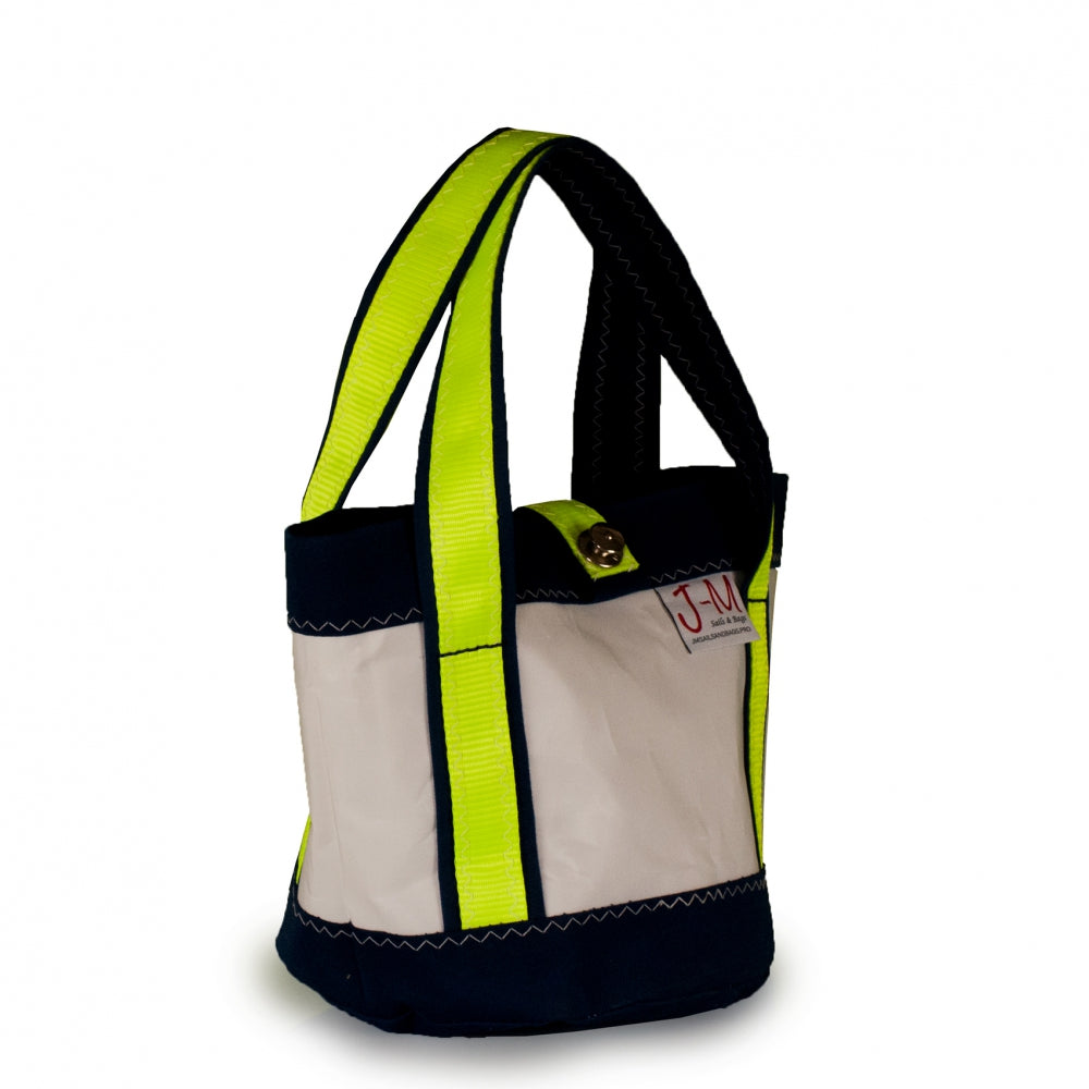 Handbag Tango, dacron / navy blue / yellow (45) J-M Sails and Bags