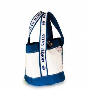 
            
                Laden Sie das Bild in den Galerie-Viewer, Handbag Tango white and blue (45) J-M Sails and Bags 
            
        