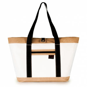 
            
                Load image into Gallery viewer, Tote Mike, white and beige (FS) J-M Sails and Bags
            
        