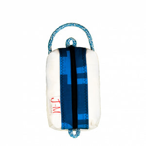 Toiletry bag Golf small, white / blue (FS) J-M Sails and Bags