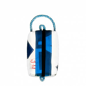 Toiletry bag Golf small, white / blue / #7 (FS) J-M Sails and Bags