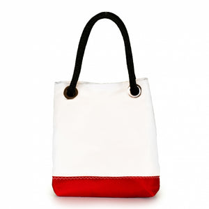 Handbag Foxtrot, dacron / red (FS) small J-M Sails and Bags